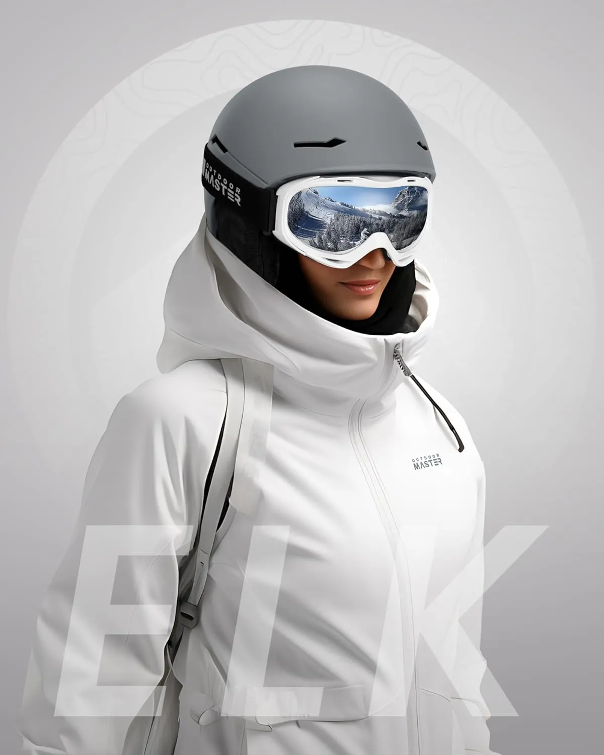 OutdoorMaster ELK MIPS Ski Helmet - Snow Sport Helmet Snowboard Helmet for Men Women & Youth