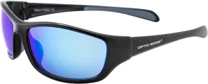 Overdrive, Shiny Black, Ice Blue Mirror
