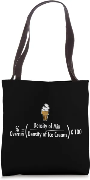 Overrun Ice Cream Formula Tote Bag