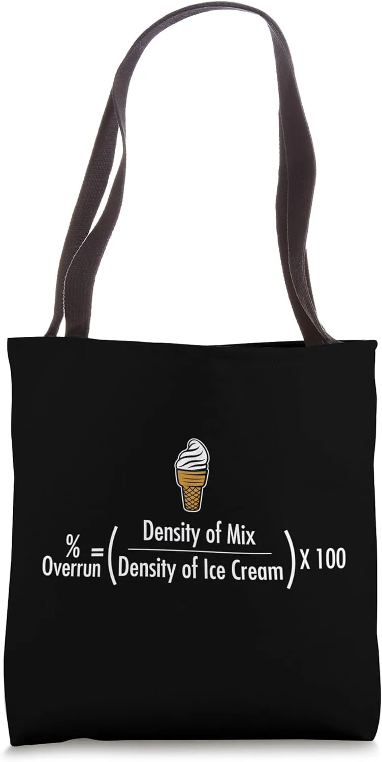 Overrun Ice Cream Formula Tote Bag