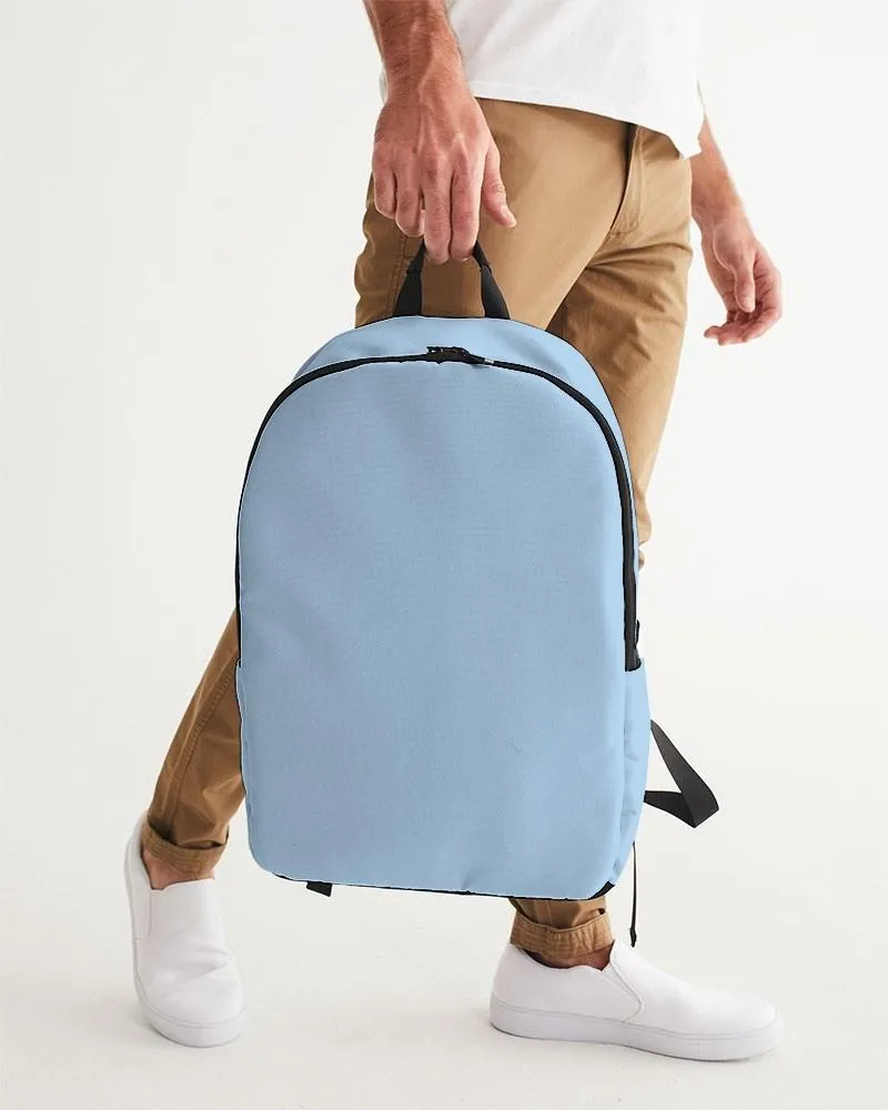 Pale Pastel Cyan Waterproof Backpack | Bright Pale Pastel Cyan | C30M8Y0K0