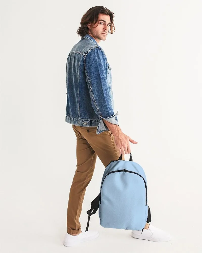 Pale Pastel Cyan Waterproof Backpack | Bright Pale Pastel Cyan | C30M8Y0K0