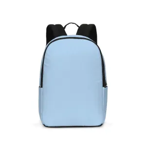 Pale Pastel Cyan Waterproof Backpack | Bright Pale Pastel Cyan | C30M8Y0K0