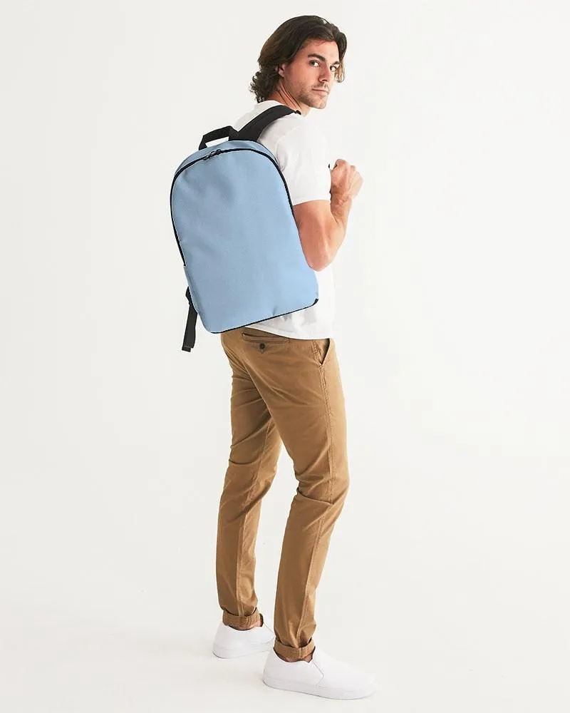 Pale Pastel Cyan Waterproof Backpack | Bright Pale Pastel Cyan | C30M8Y0K0