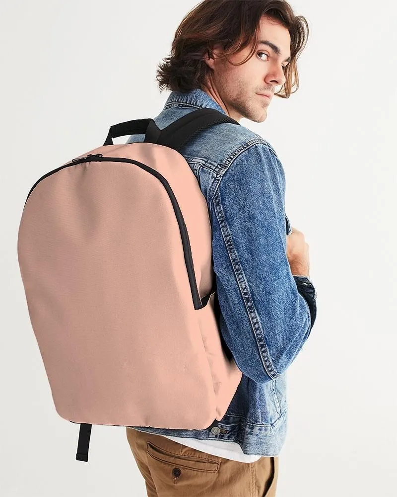 Pale Pastel Red Waterproof Backpack | Bright Pale Pastel Red | C0M30Y30K0