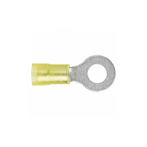 Panduit PN10-8R-D Ring Terminal, 12 - 10 AWG, #8 Stud, Nylon Insulated (500-Pack)