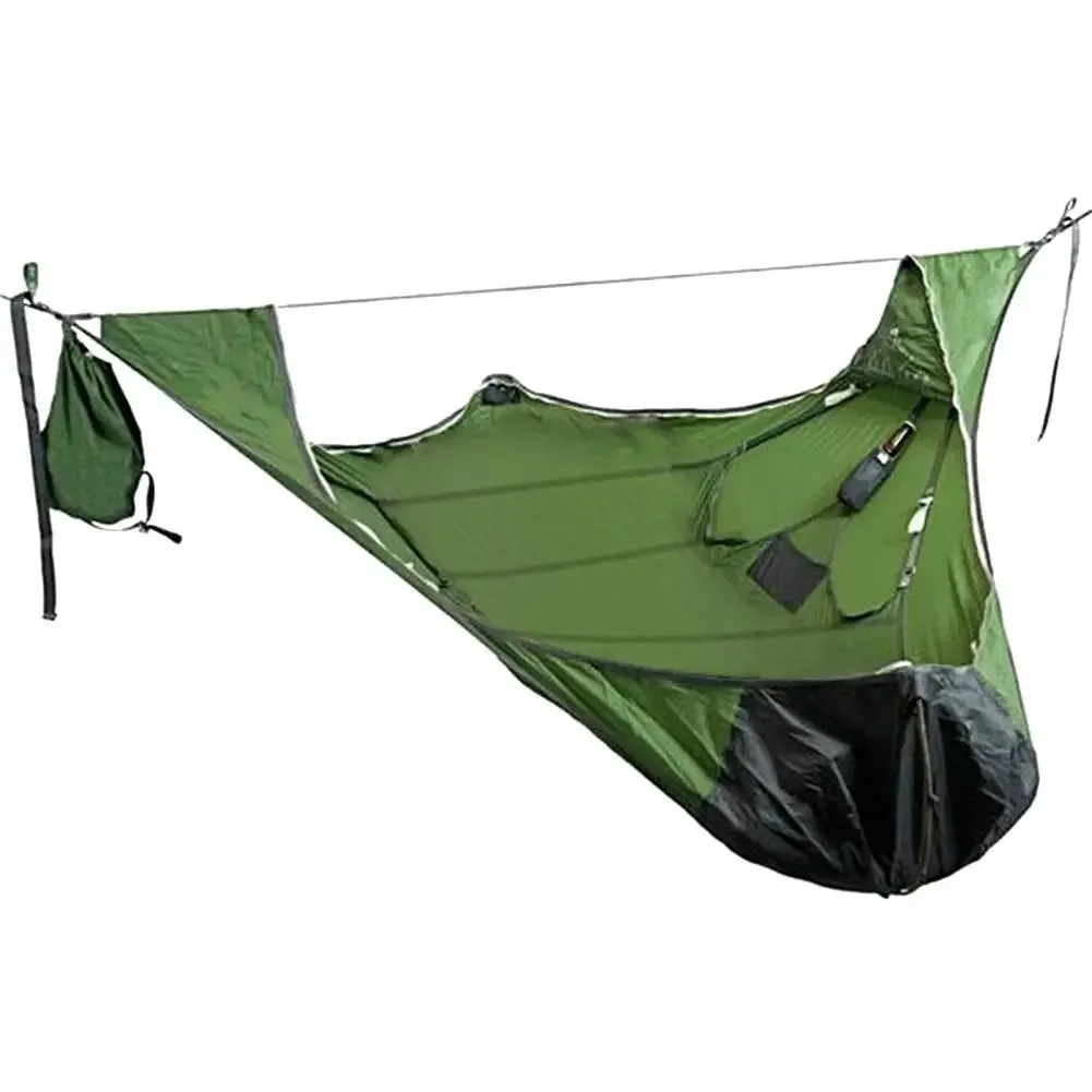 Patio Hammock with Bed Net - Multi-Person Family Camping Hammock with Hanging Bed for Outdoor Adventures