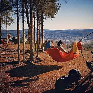 Patio Hammock with Bed Net - Multi-Person Family Camping Hammock with Hanging Bed for Outdoor Adventures