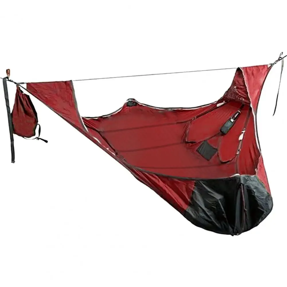 Patio Hammock with Bed Net - Multi-Person Family Camping Hammock with Hanging Bed for Outdoor Adventures