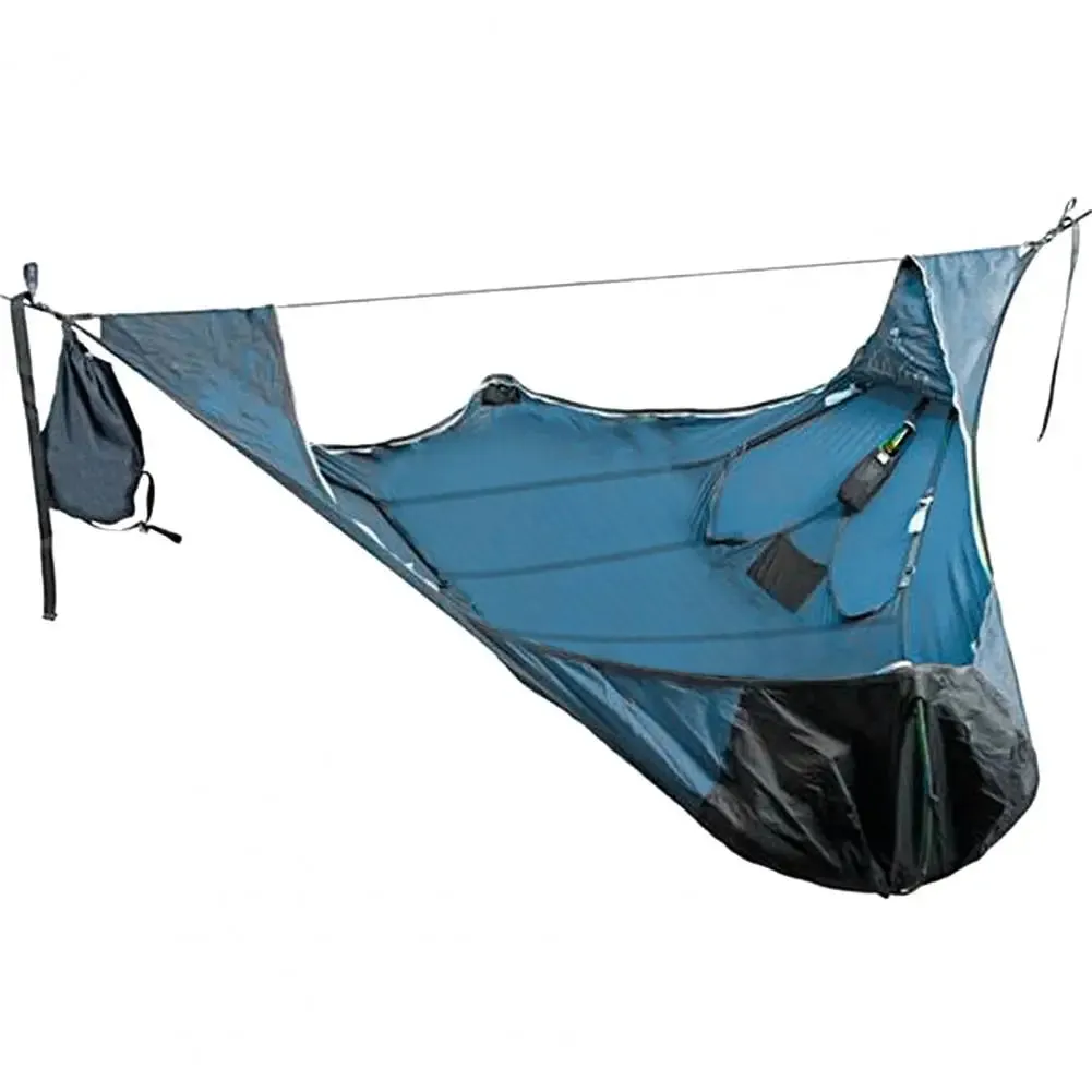 Patio Hammock with Bed Net - Multi-Person Family Camping Hammock with Hanging Bed for Outdoor Adventures