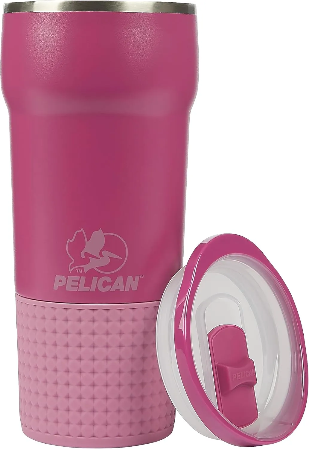 Pelican Hydration Pelican Cascade™ 22 oz Vacuum Insulated Tumbler Recycled Stainless Steel Double Wall Dual Lid Powder Coated