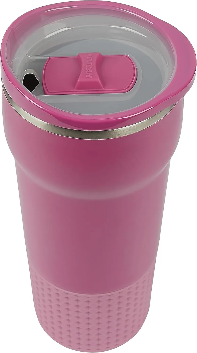 Pelican Hydration Pelican Cascade™ 22 oz Vacuum Insulated Tumbler Recycled Stainless Steel Double Wall Dual Lid Powder Coated