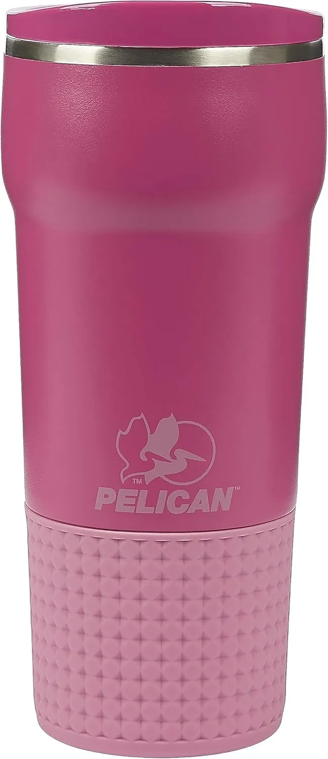 Pelican Hydration Pelican Cascade™ 22 oz Vacuum Insulated Tumbler Recycled Stainless Steel Double Wall Dual Lid Powder Coated