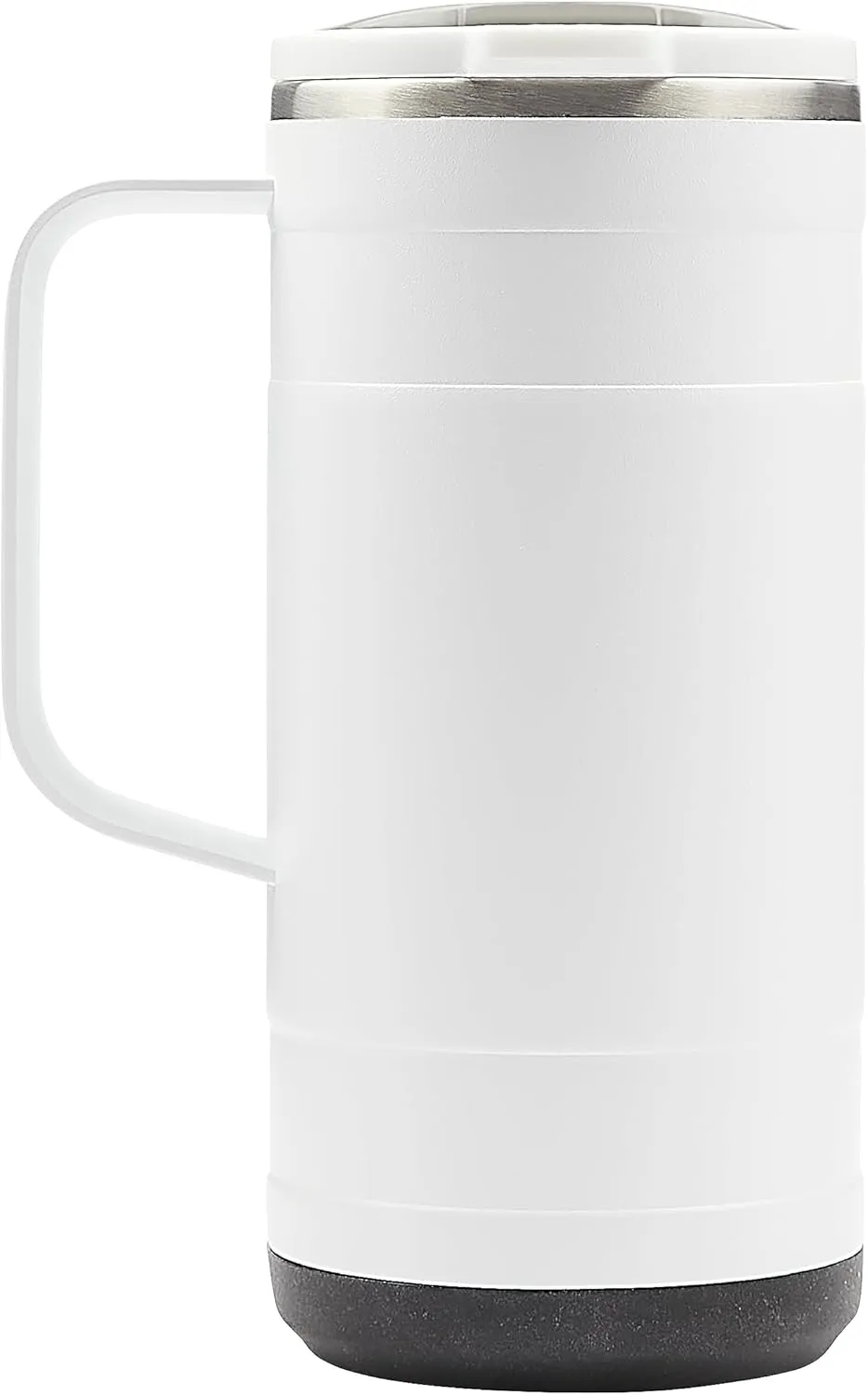 Pelican Hydration Pelican Ridge™ 18 oz Vacuum Insulated Tumbler - Recycled Stainless Steel Double Wall Travel with Dual Lid, Powder Coated Insulated Coffee Mug For Hot Cold Drinks, Bright White