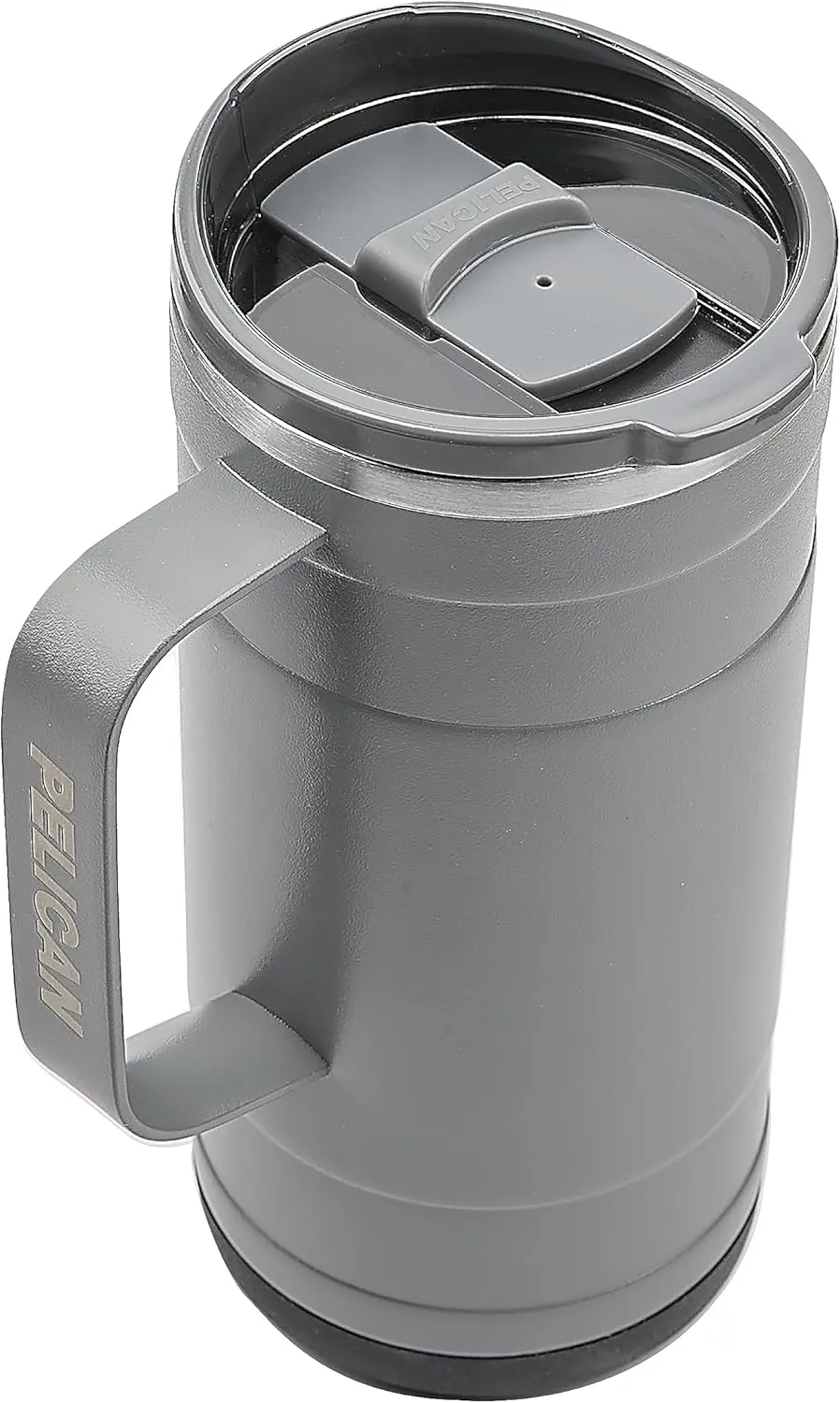 Pelican Hydration Pelican Ridge™ 18 oz Vacuum Insulated Tumbler - Recycled Stainless Steel Double Wall Travel with Dual Lid, Powder Coated Insulated Coffee Mug For Hot Cold Drinks, Graphite