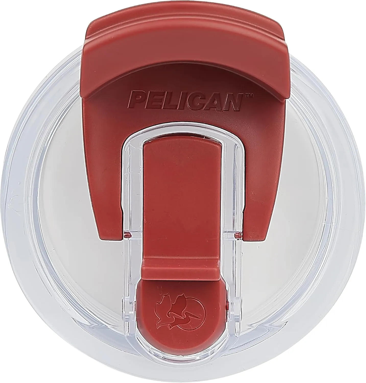 Pelican Hydration Pelican Traveler™ 22 oz Vacuum Insulated Tumbler - Stainless Steel Double Wall Travel with Dual Lid, Powder Coated Insulated Coffee Mug For Hot Cold Drinks, Brick