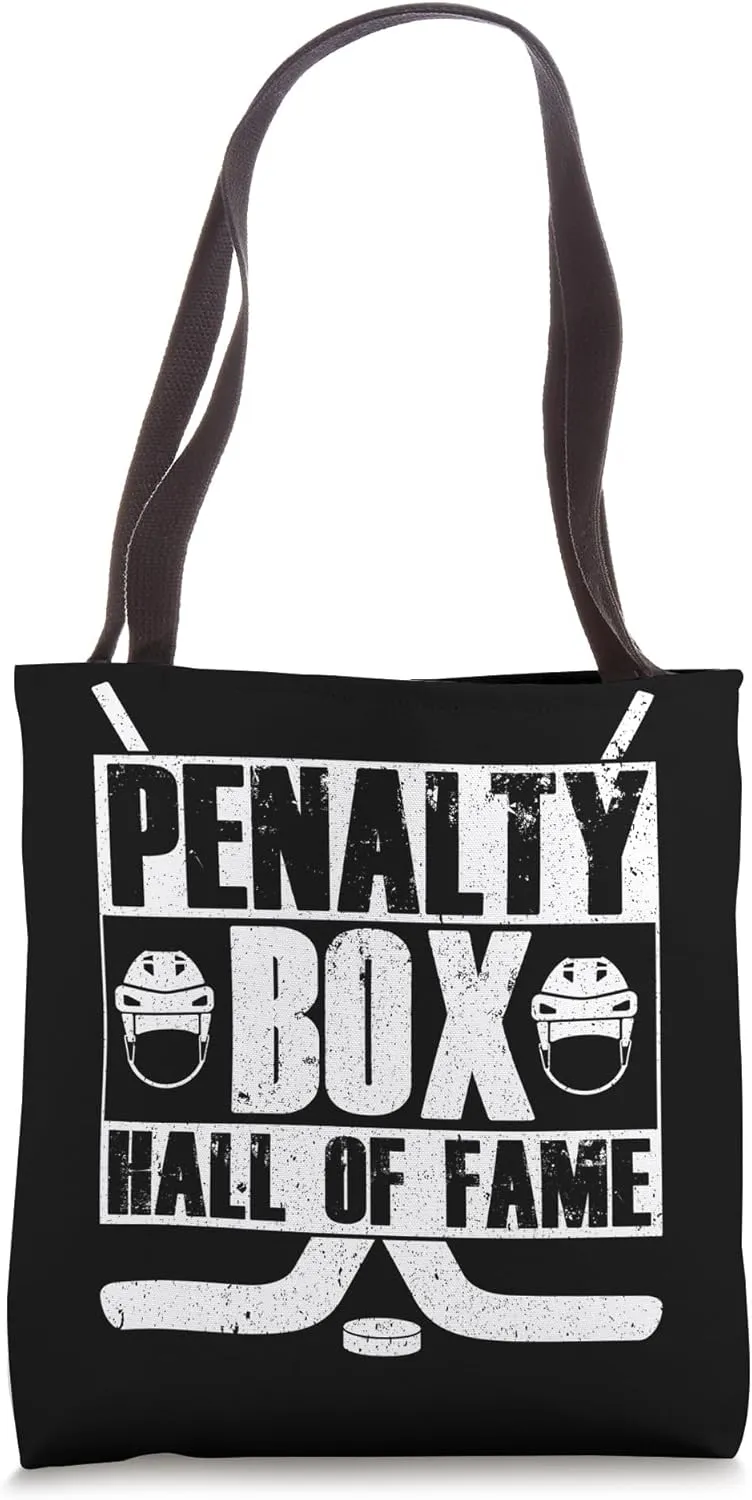 Penalty Box Ice Hockey Enforcer Sin Bin Tote Bag