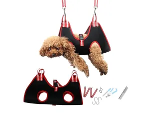 Pet Multi-device compatible Pet Set Trimming for Grooming Black Helper S Nail Grooming Hammock Harness Huge savings