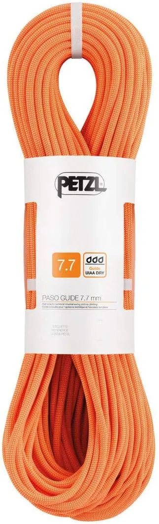PETZL - PASO Guide 7.7 mm, Rope for Technical Mountaineering and Ice Climbing