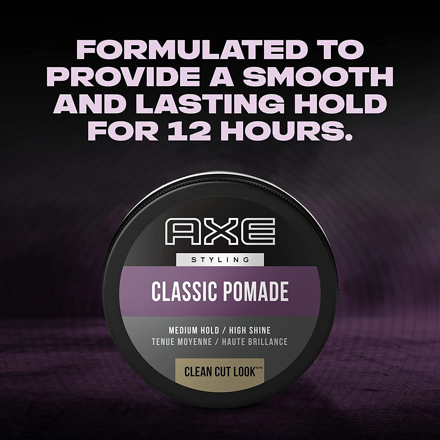Pomade: Medium Hold and Natural Finish for Easy Styling, 2.64Oz (2 Count)