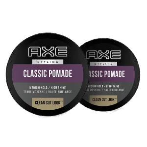 Pomade: Medium Hold and Natural Finish for Easy Styling, 2.64Oz (2 Count)