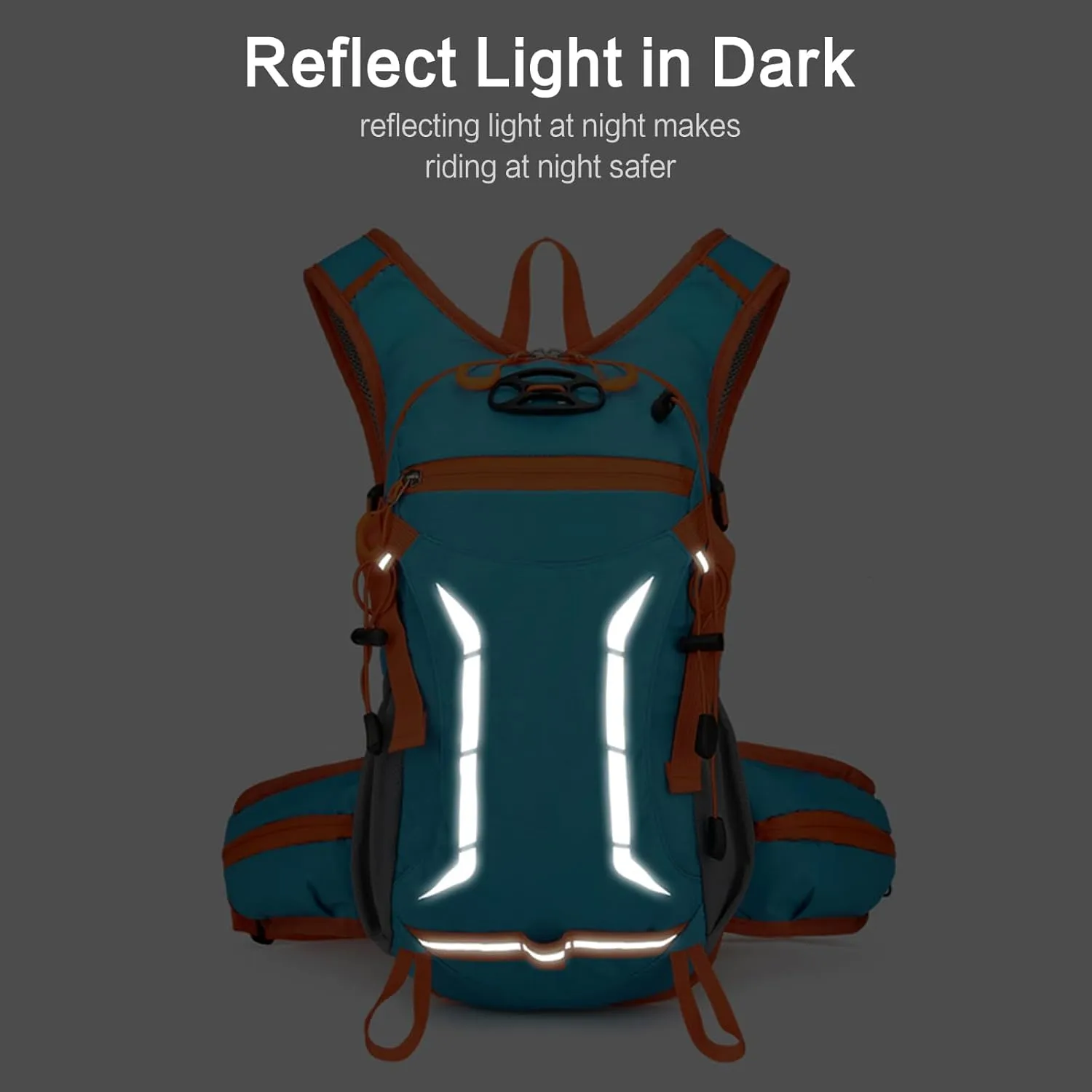 PORRASSO Hiking Backpack Waterproof Daypack 18L Rucksack Lightweight Backpack for Women Men Trekking Cycling Climbing Outdoor Sports Royal Blue