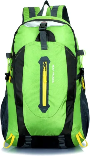 PORRASSO Hiking Backpack Waterproof Rucksack 25L Daypack Durable Backpack for Women Men Camping Climbing Travel Outdoor Sports Green