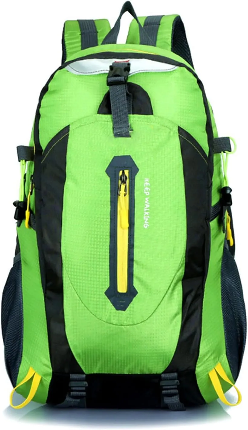 PORRASSO Hiking Backpack Waterproof Rucksack 25L Daypack Durable Backpack for Women Men Camping Climbing Travel Outdoor Sports Green