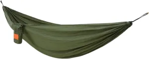 Portable Camping Hammock Lightweight Nylon Outdoor Hanging Swing Bed for Garden Park Travel Hiking Easy Setup(Dark Green)
