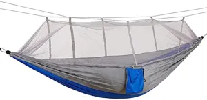 Portable Hammock for Camping, Hammocks for Outside, with Mosquito ?net Comfortable Breathable Lightweight - for Backyard, Hiking, Beach