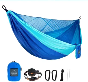 Portable Quick Set Mosquito Net Camping Hammock Outdoor Hanging Bed Sleeping Swing