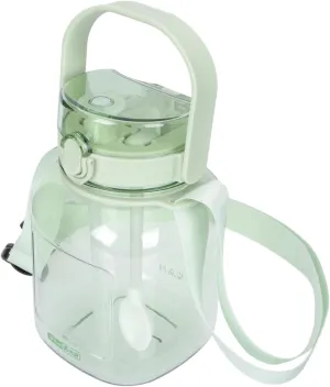 Portable Sealed Water Bottle with Straw Large Capacity Outdoor Juices Bottle for Students Durable Leakproof Design for Gym Daily Hydration Easy to Carry Drink