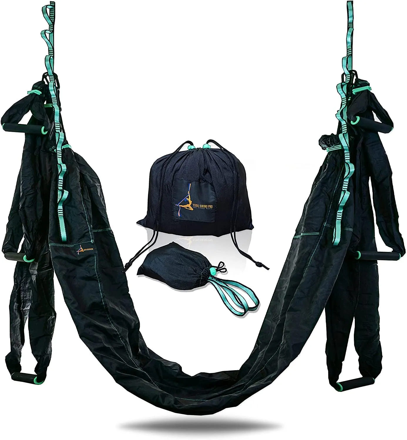 Premium Aerial Hammock anti Gravity  Swing Kit - Acrobat Flying Sling Set for Indoor and Outdoor Inversion Therapy