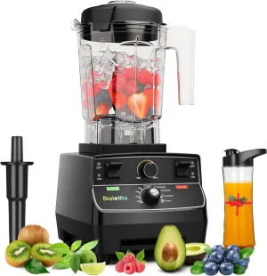 Professional Smoothie Blender, Countertop Blender,Commercial Blender 2200W High Power with 68oz Pitcher, Smart Timer,blenders for kitchen for smoothies/ice, Soup,fish,Dessert With 1 juice glass