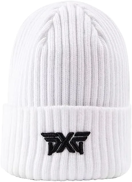 PXG Winter Beanie Skull Cap for Men and Women, Soft, Warm Ribbed Knit Fall and Winter Hat with Embroidered Logos