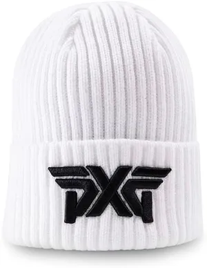 PXG Winter Beanie Skull Cap for Men and Women, Soft, Warm Ribbed Knit Fall and Winter Hat with Embroidered Logos
