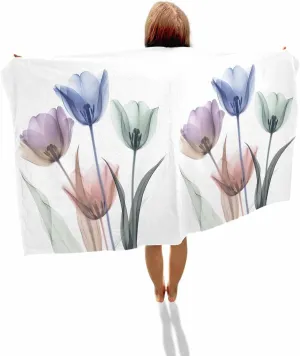 Quick-Drying Microfiber Beach Towel, Simple Modern Soft Absorbent Bath Shower Towels, Rustic Floral Lightweight Portable Towel/Blanket for Travel/Swimming Pool/Camping/Yoga/Gym，35x70 Inch