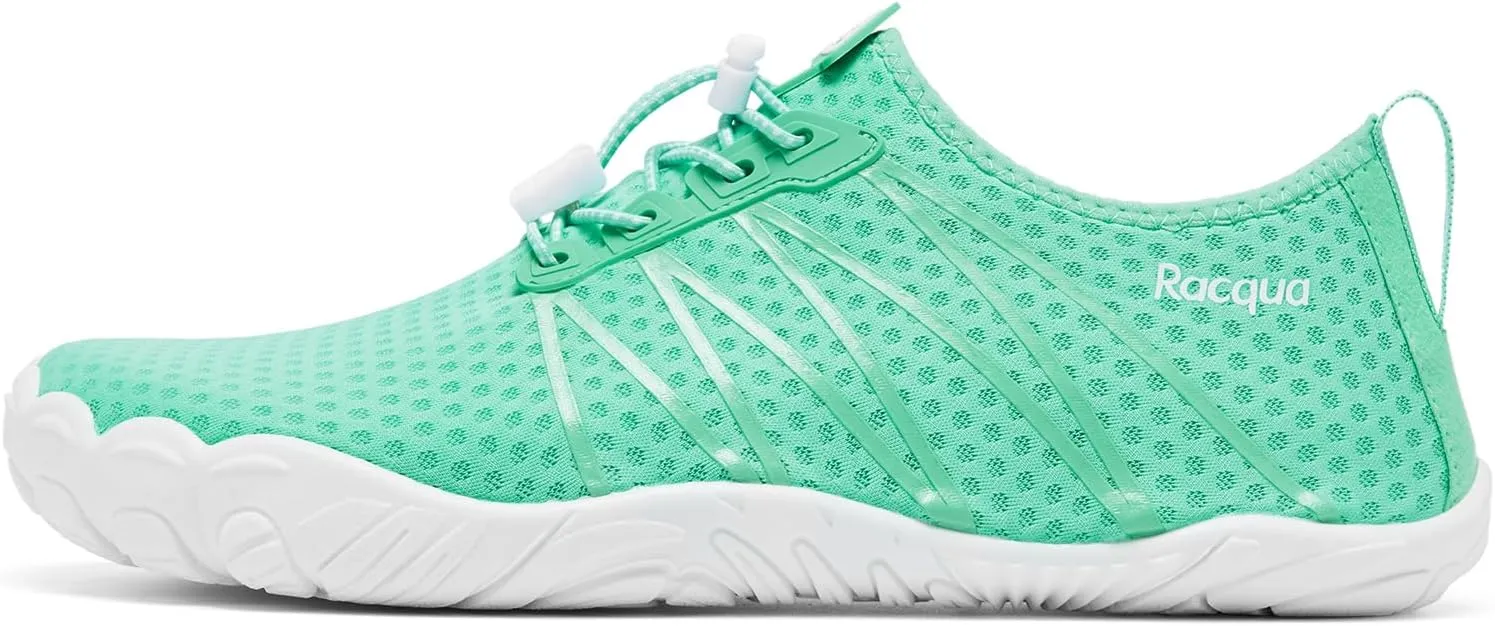 Racqua Men Women Water Shoes Quick-Dry Breathable Swim Shoes Lightweight Aqua Shoes Beach Pool Hiking Shoes