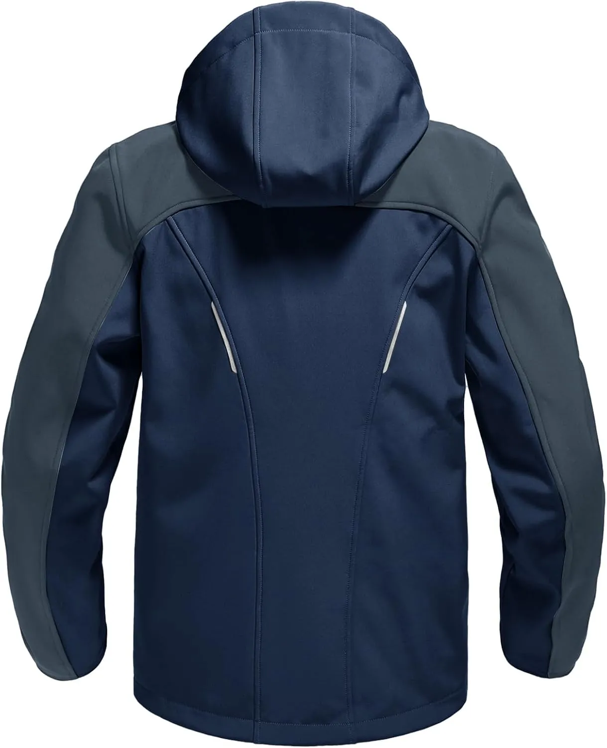 Rdruko Men's Soft Shell Jacket Fleece Lined Waterproof Lightweight Hiking Hooded Winter Jacket