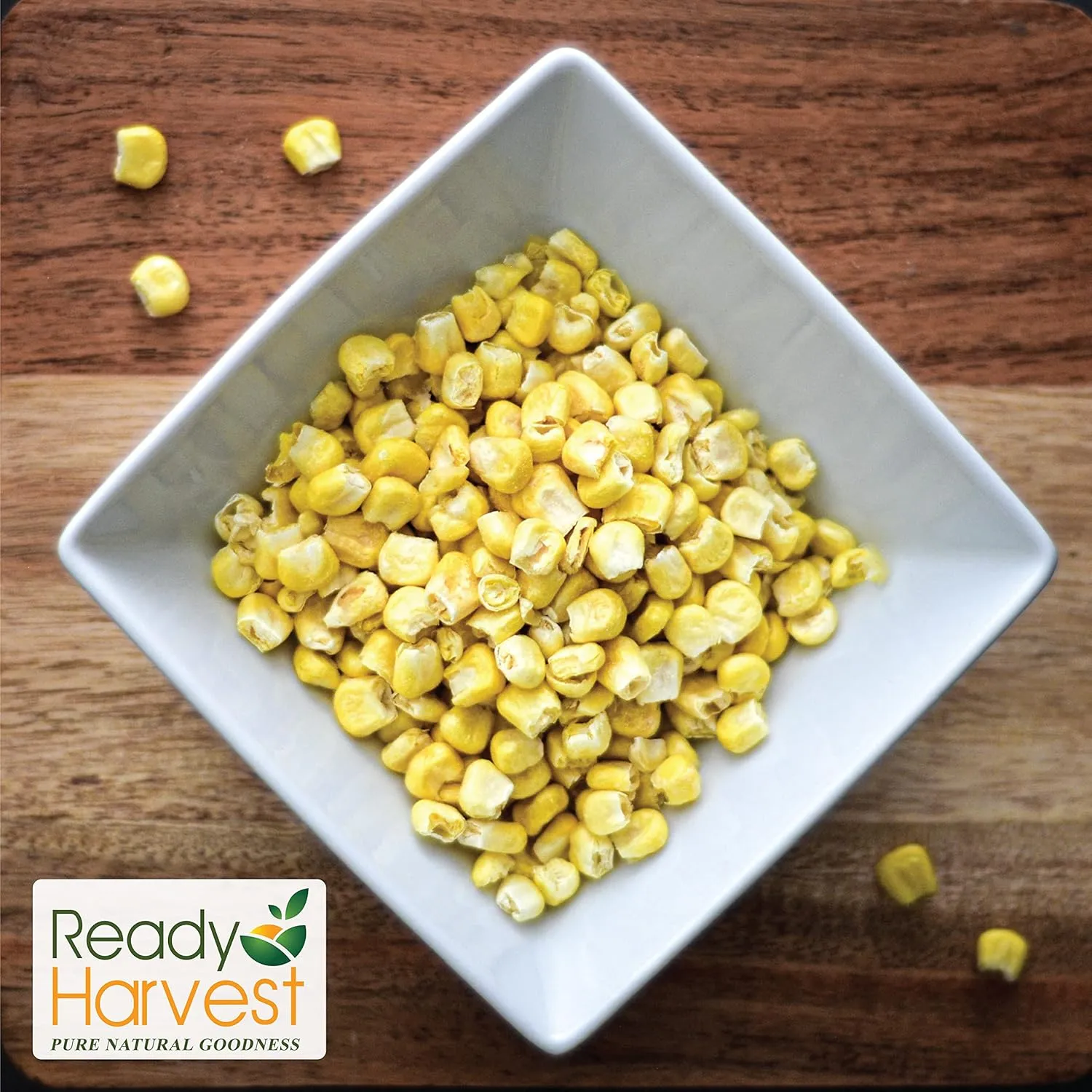 Ready Harvest Freeze-Dried Sweet Corn Canned Corn Vegetable Emergency Food Survival Camping Bug Out Bag #10 Can 25-Year Shelf Life 19oz 6 Cans
