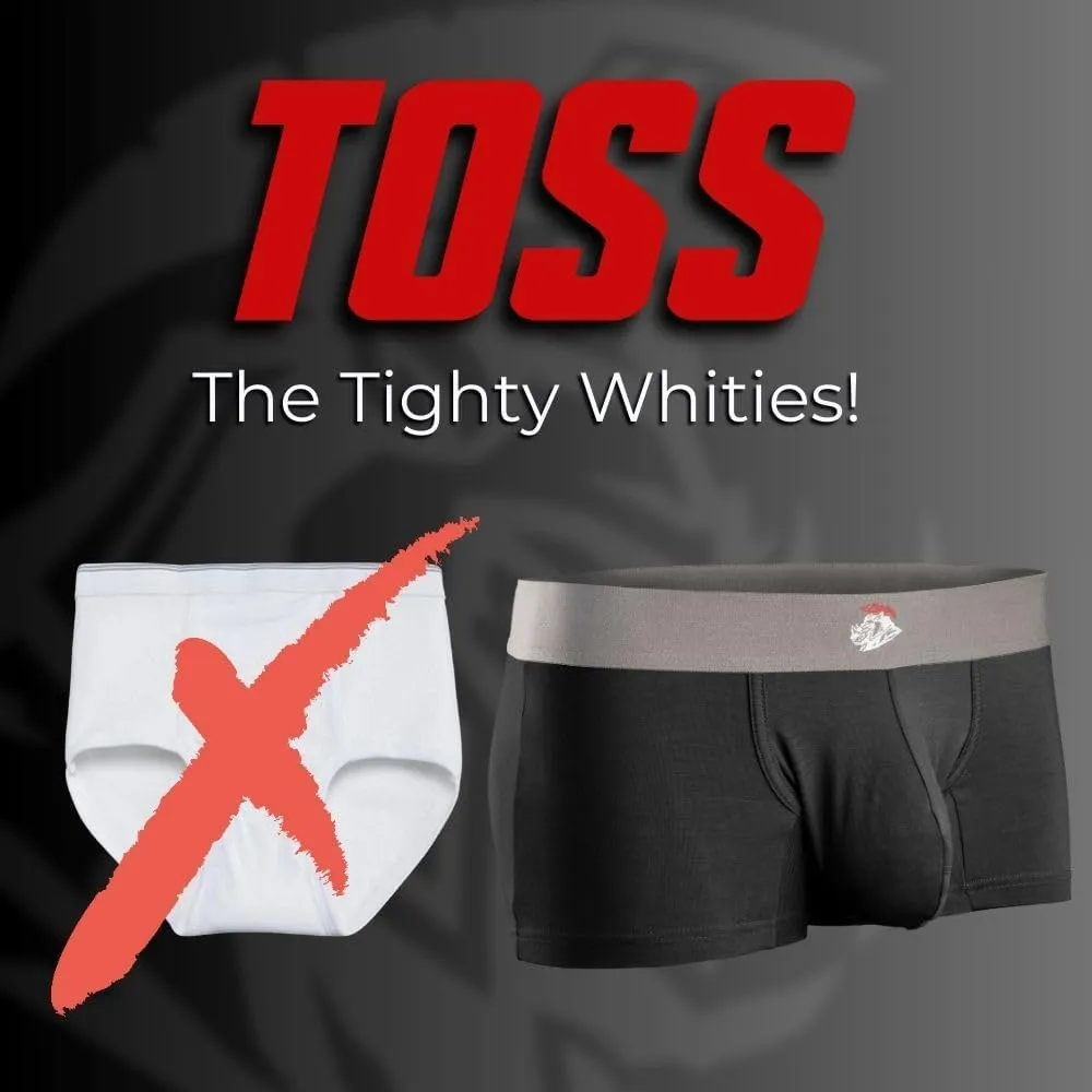 Real Men Bulge Enhancing Pouch Underwear for Men – 1, 3 and 6 Pack Set - Modal Boxer Briefs ABCD Pouch