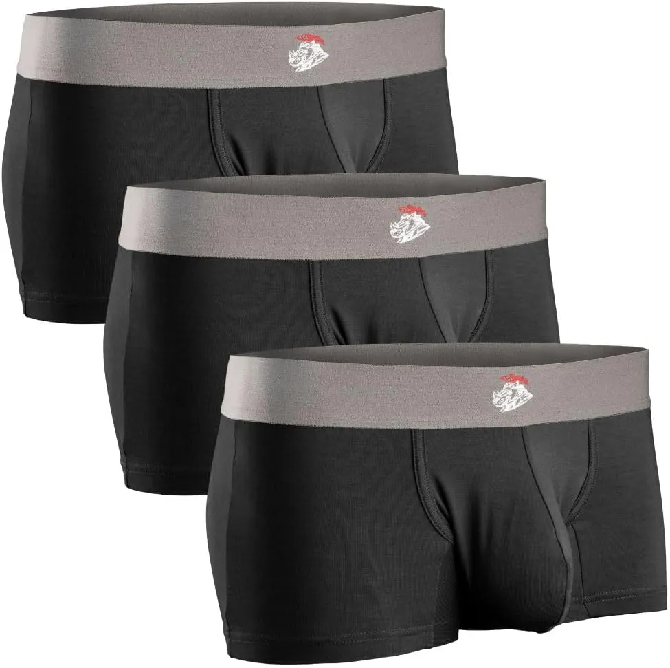 Real Men Bulge Enhancing Pouch Underwear for Men – 1, 3 and 6 Pack Set - Modal Boxer Briefs ABCD Pouch