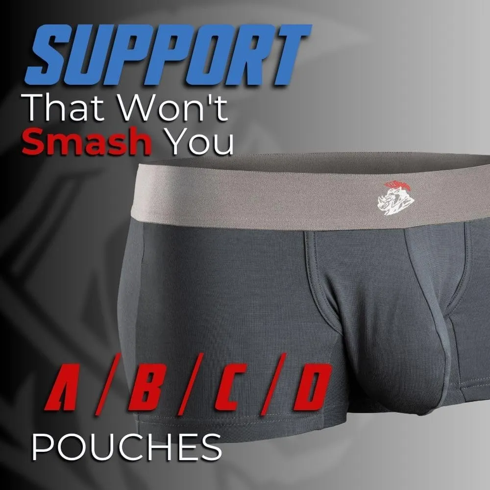 Real Men Bulge Enhancing Pouch Underwear for Men – 1, 3 and 6 Pack Set - Modal Boxer Briefs ABCD Pouch