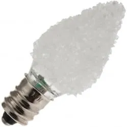 Replacement for Light Bulb/LAMP LED-WHITE-C7-ICE-120-130V by Technical Precision 2 Pack