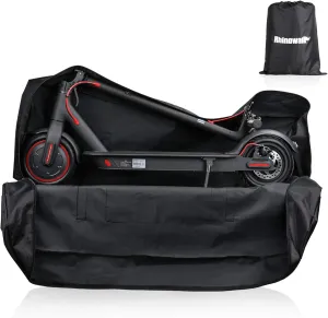 Rhinowalk Foldable E-scooter Carrying Bag Portable Electric Scooter Storage Bag Transport Case for Outdoor Travel Riding Commuting