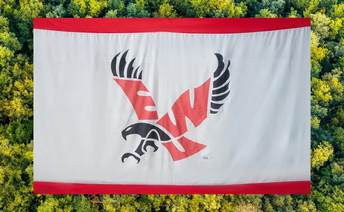 Rincon Official (Eastern Washington) University College Hammock - Premium 210T Nylon, Spacious 112 x 74 inches (LxW) Double & Single Camping Hammock - Portable Outdoor Gear for Students and Alumni
