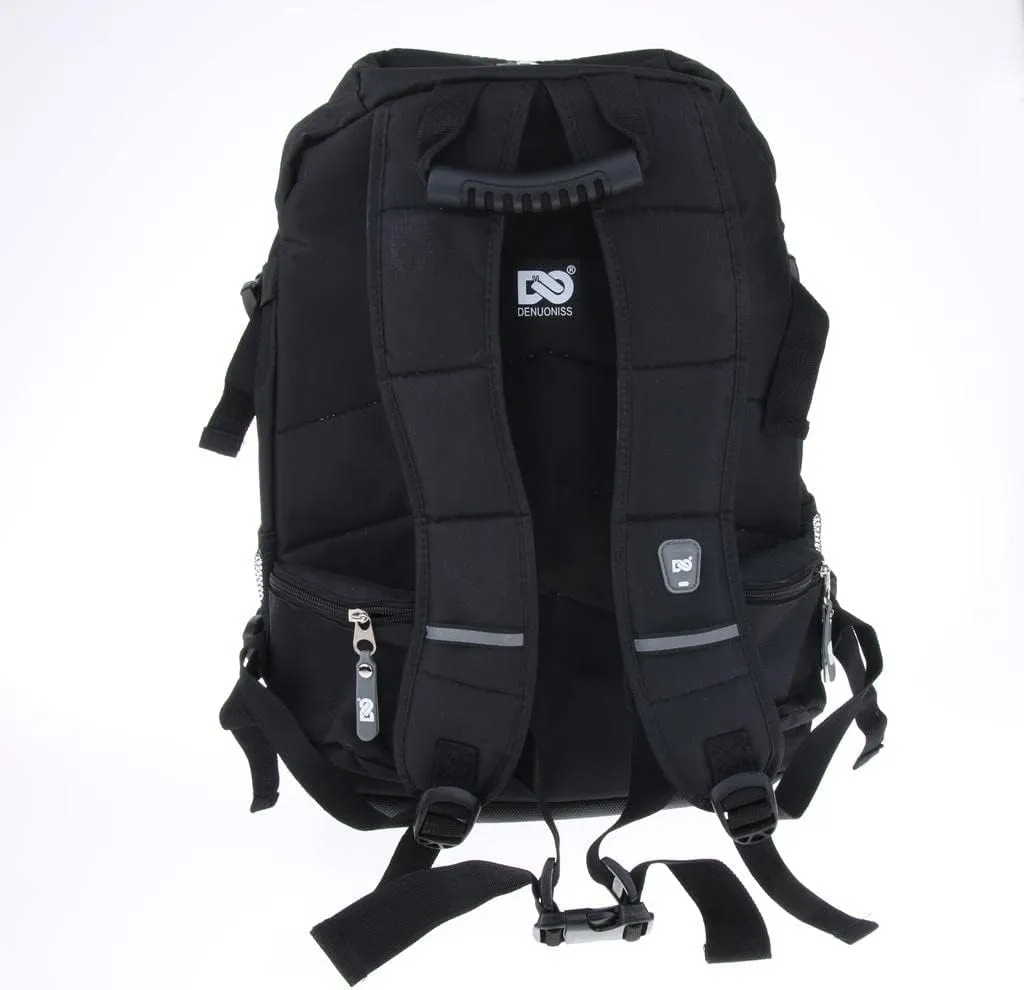 Roller Inline Skates Backpack Skating Shoes Boots Storage Bag for Helmet,Knee Elbow and Wrist Protection Pads