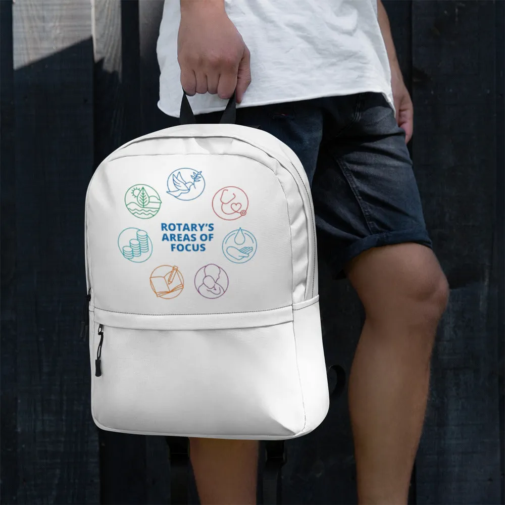 Rotary Club Backpack | Custom Unisex Backpack for Travel, School, and Sports | Personalized Rotary Club Merchandise
