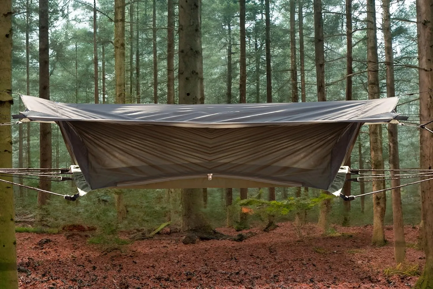 Rothco Jungle Hammock with Mosquito Net and Rain Fly Roof – Portable and Lightweight – Great for Camping, Backpacking, and More