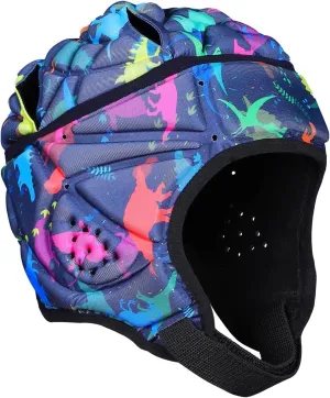Rugby Helmet - Soft Padded Headgear 7v7 Flag Football Headguard Soccer Head Protection Protective Soft Helmet Football for Youth & Adult